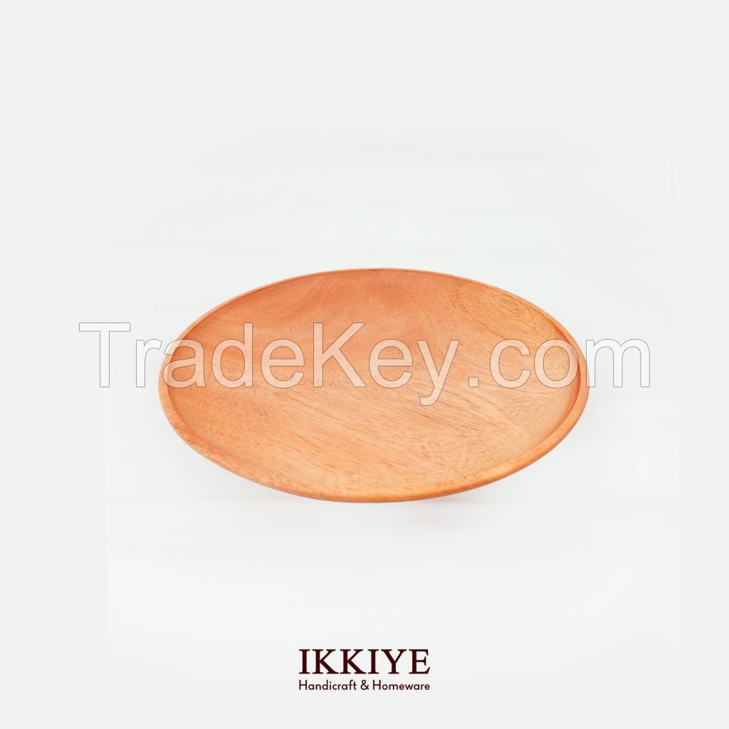 Wooden Mahogany Plate