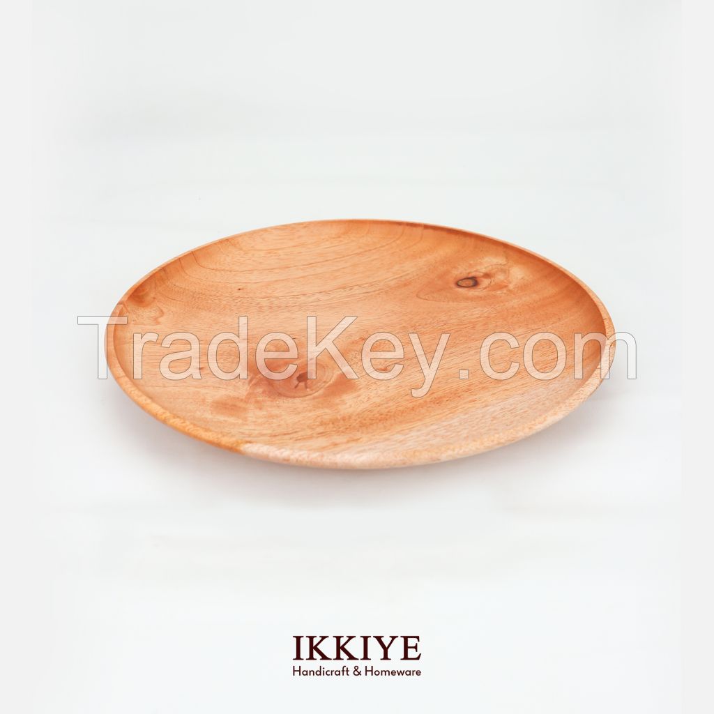 Wooden Mahogany Plate