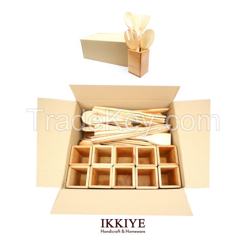 Wooden Kitchen Utensil Set