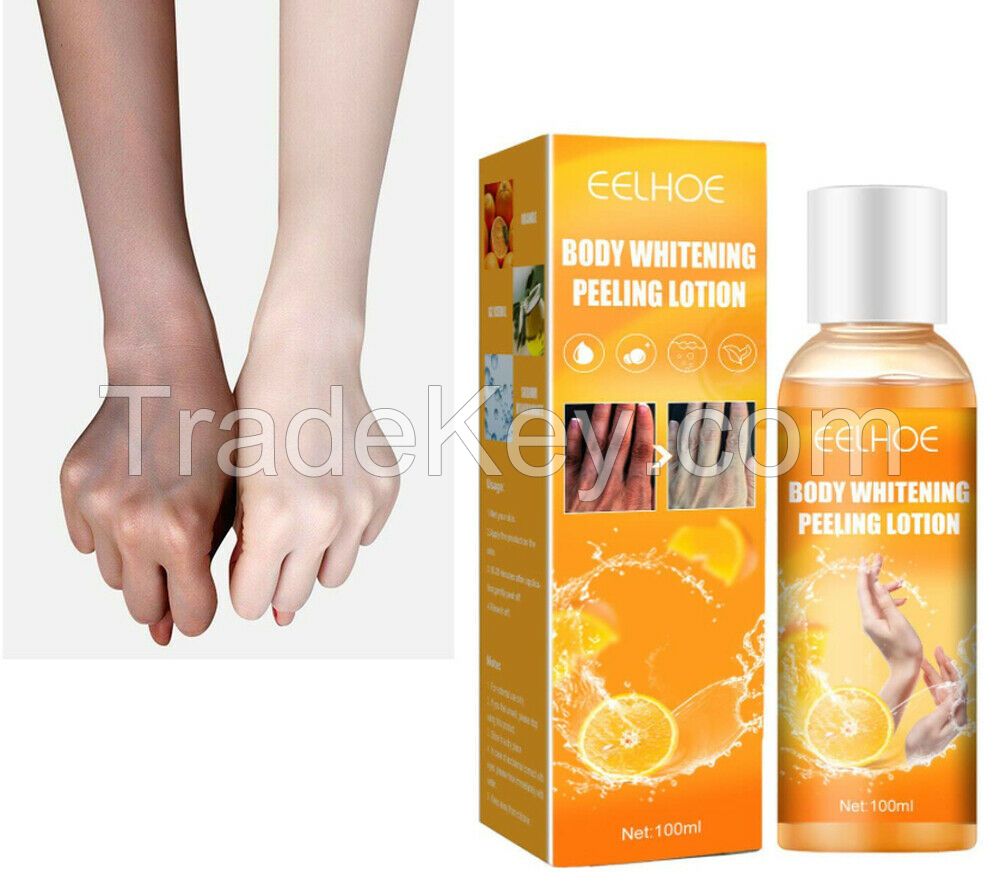 Orange Peeling Lotion Body Whitening Cream Lightening Brightening Skin Care