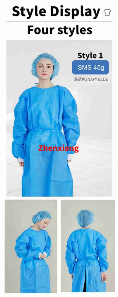 Disposable Isolation Gown, Surgical Gown, Medical Scrubs, Lab Coat, Medical gown Surgic