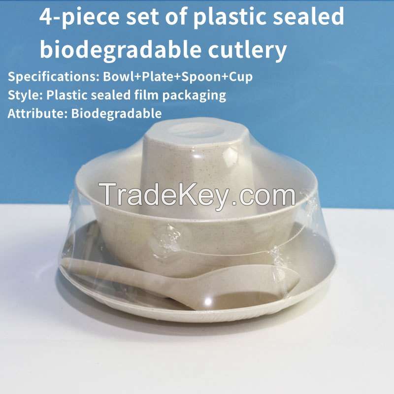 Disposable Rice Husk Biodegradable Cutlery, Disposable Cutlery, Plastic Tableware, Plastic Cutlery