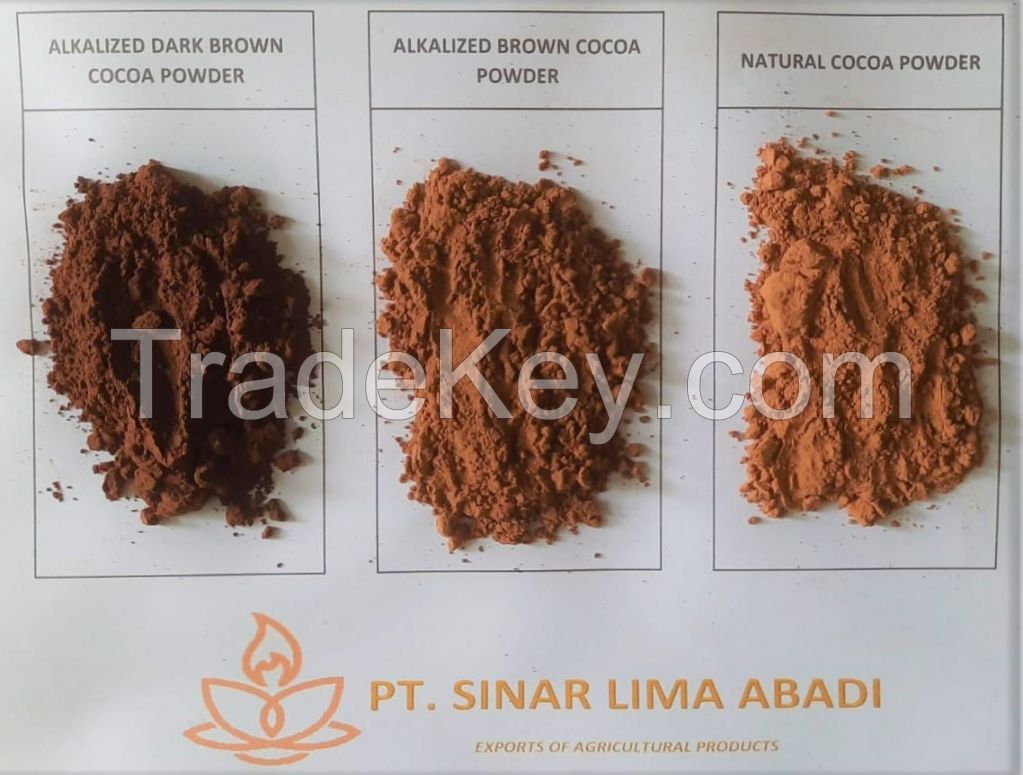 Natural Cocoa Powder, Alkalized Cocoa Powder
