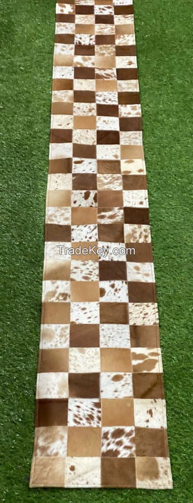 Cowhide Hair On Hallway & Table Runners