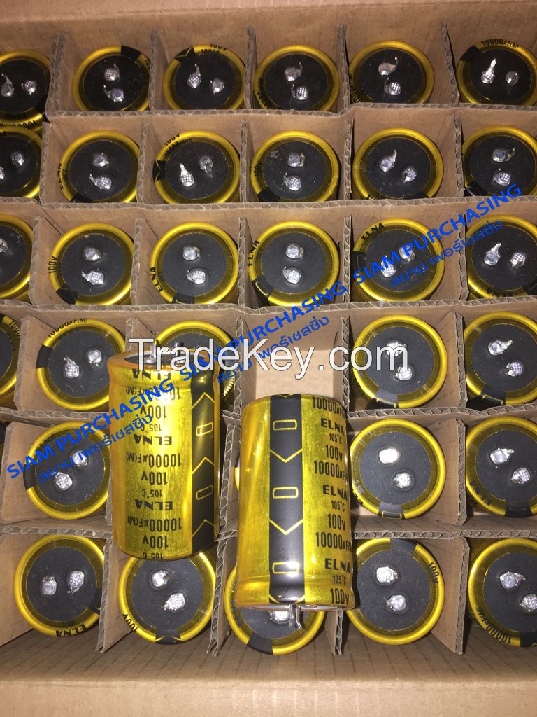 Electrolytic Capacitor 10000UF 100V 105C ELNA SIZE 35X60MM.