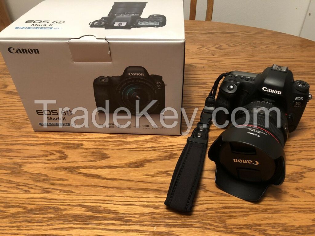 CANON EOS 6D MARK II DSLR CAMERA WITH 24-105MM LENS