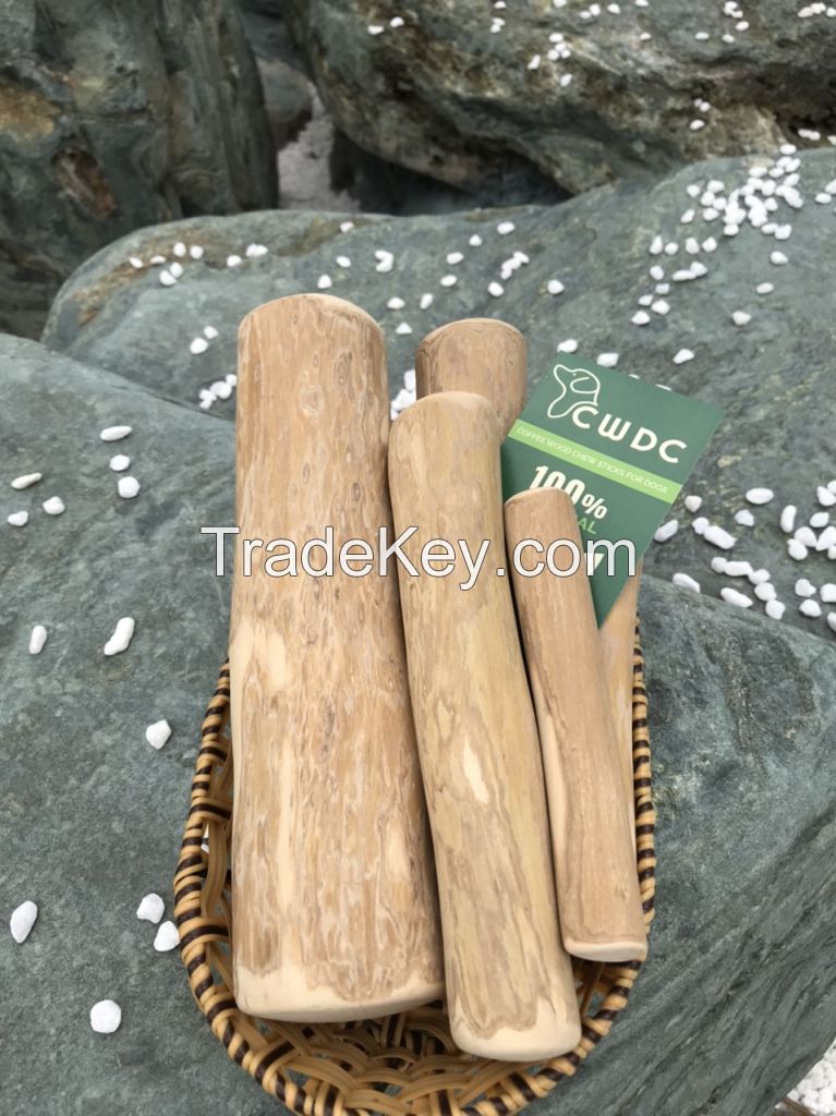 Viet Nam 100% Natural Coffee Wood Chew - Chew Toys Coffee Tree Wood Chew Sticks for Dogs Coffee Tree Bone Chew Stick