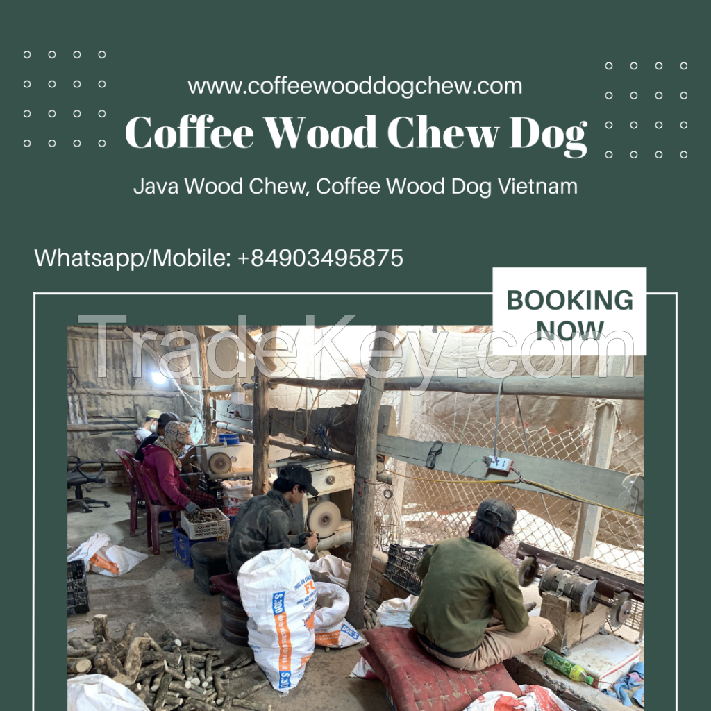Coffee Tree Bone Chew Stick For Dogs Made of Coffee Wood