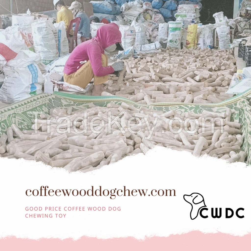 Wholesale Coffee Wood Dog Chew Dog Chew Bones Made In Vietnam