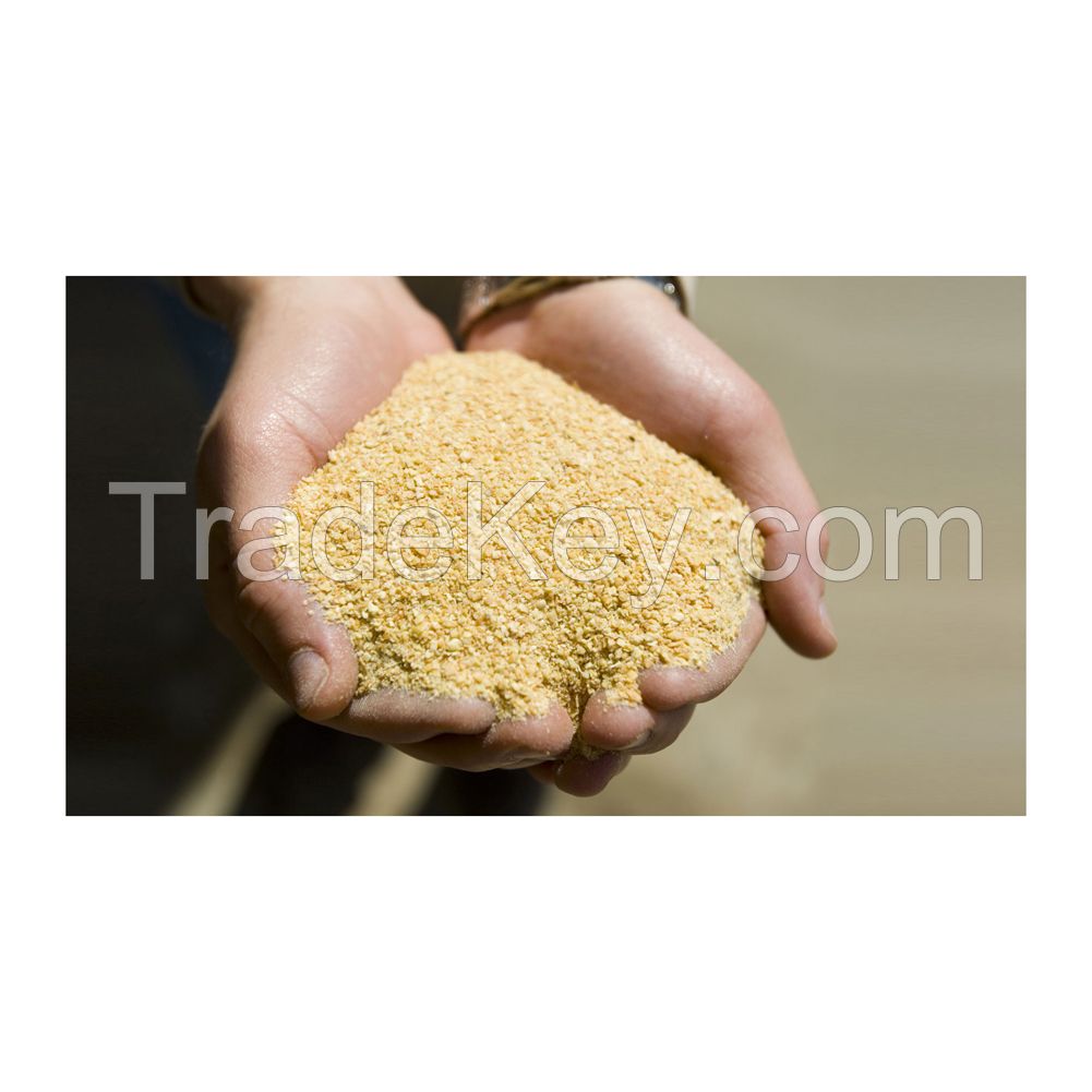 Bulk soybean meal for aquaculture feed production