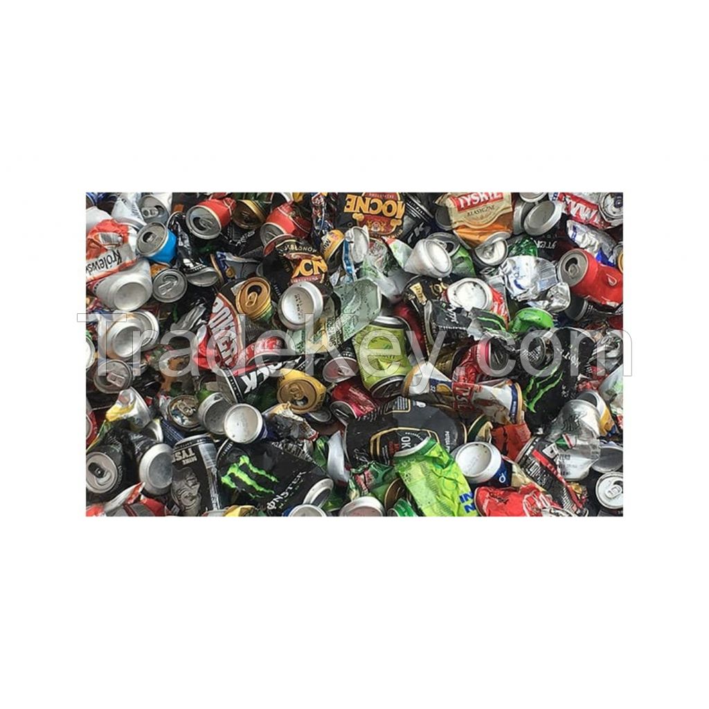 Recycled aluminum beverage can scrap for industrial use