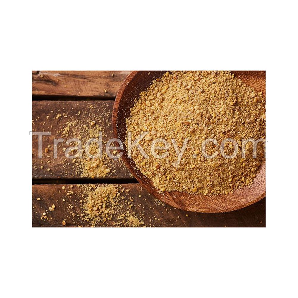 Bulk soybean meal for aquaculture feed production
