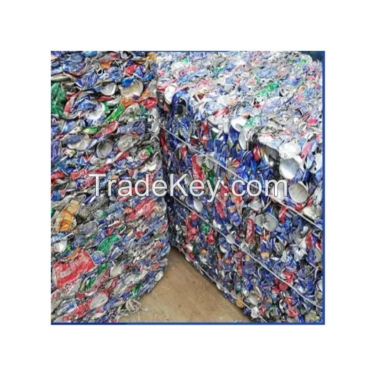 Recycled aluminum beverage can scrap for industrial use