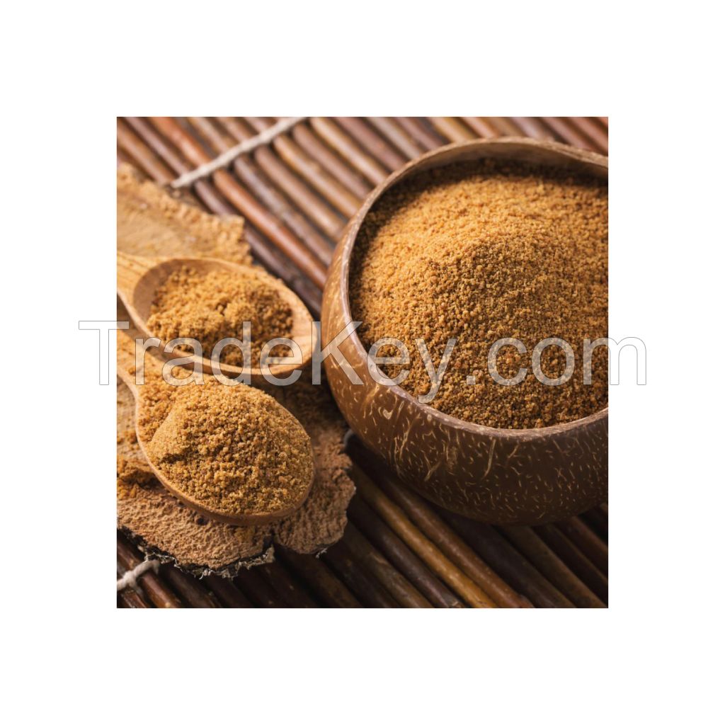 Organic coconut sugar for natural sweetening in bulk supply