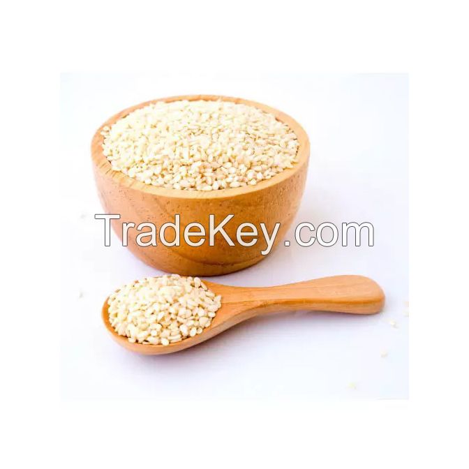 Premium White Sesame Seeds available in bulk for export