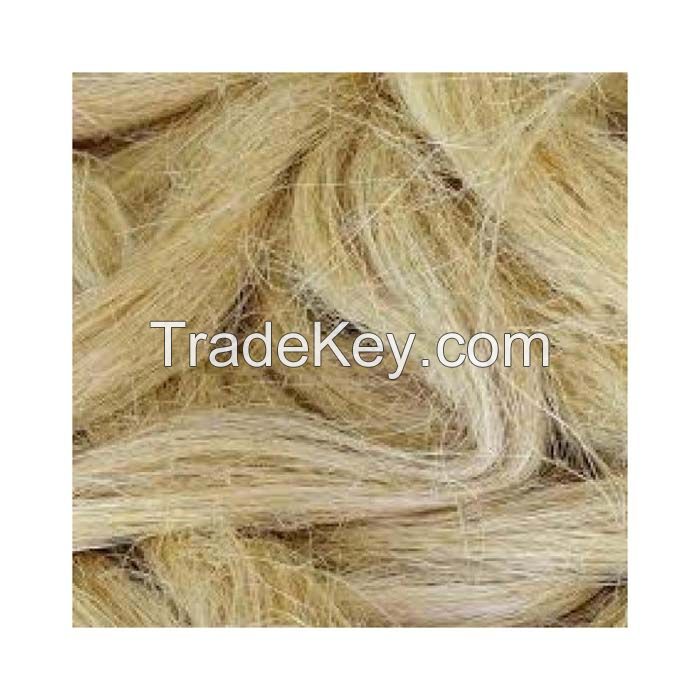 Processed and raw sisal fiber for agricultural and industrial applications
