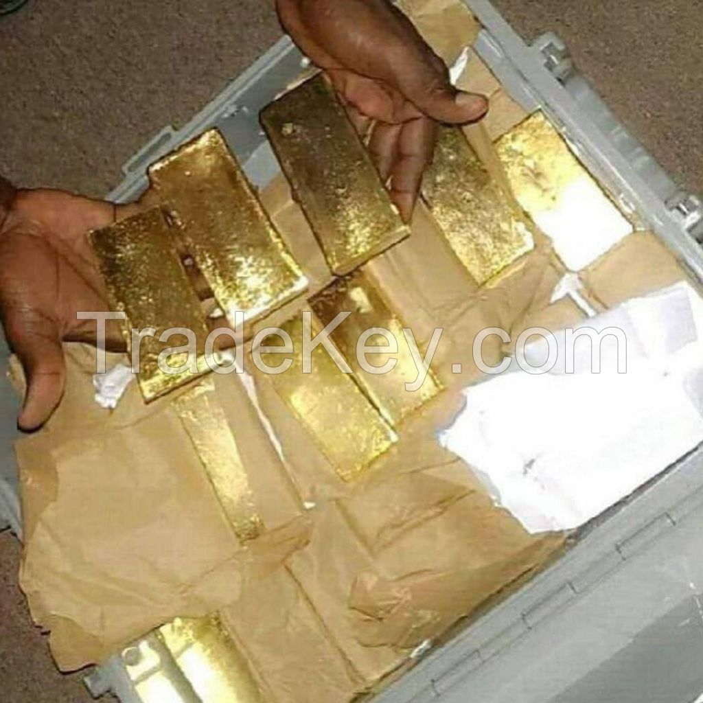 High-purity AU gold bars for investment and trading
