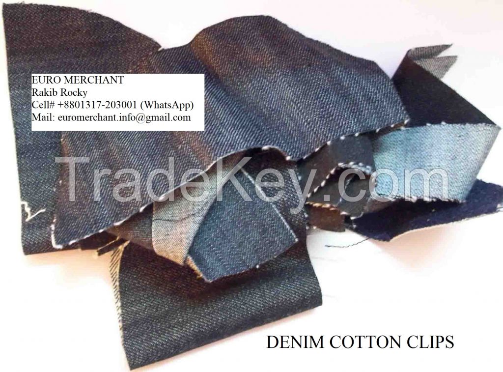 Cotton Denim Clips