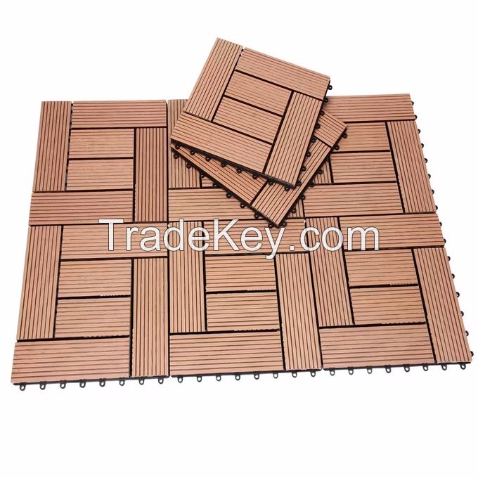 WPC Click Tile - Solid Planks Design