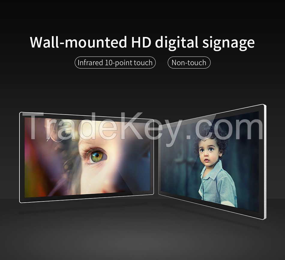 Capacitive &amp; Infrared Wall-Mounted Digital Signage