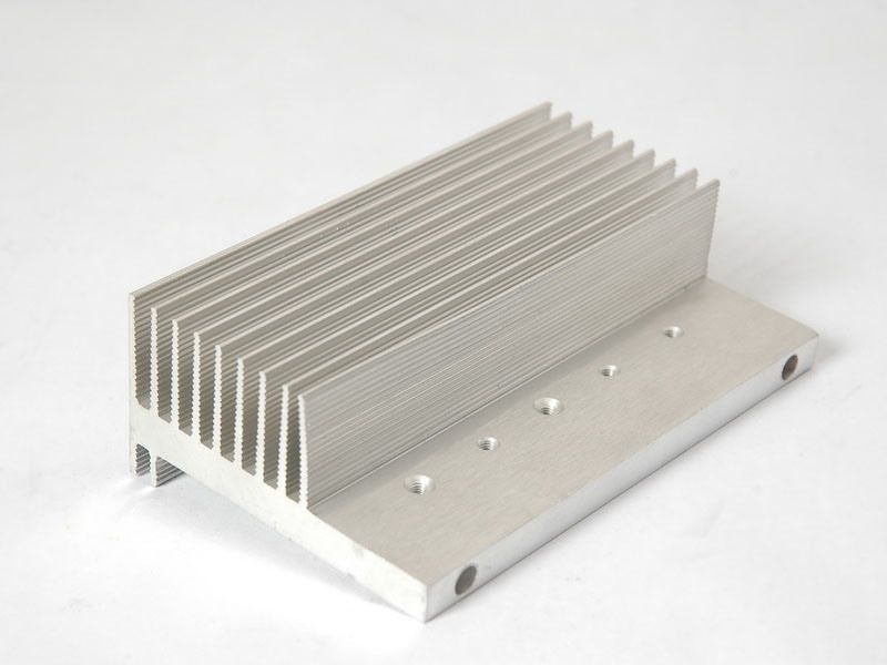 Customized Sand Blasting Heat Sink Aluminum Fan Profile