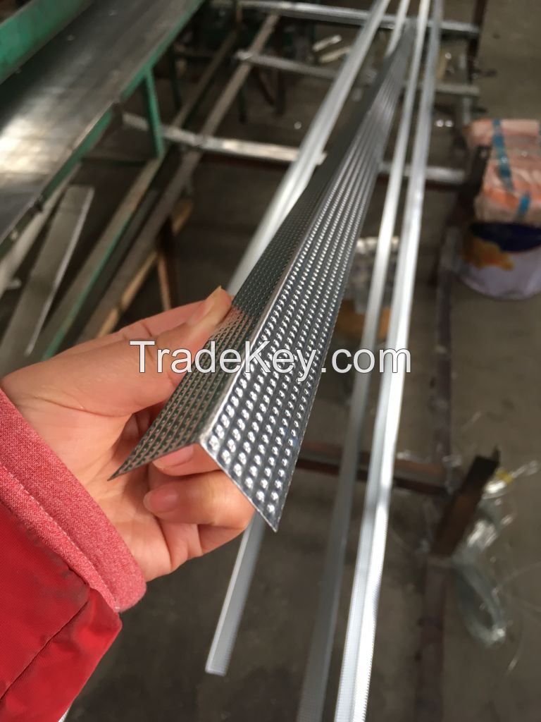 Galvanized False Ceiling System Gypsum Board Accessories Furring Channel Wall Angle Corner Guard