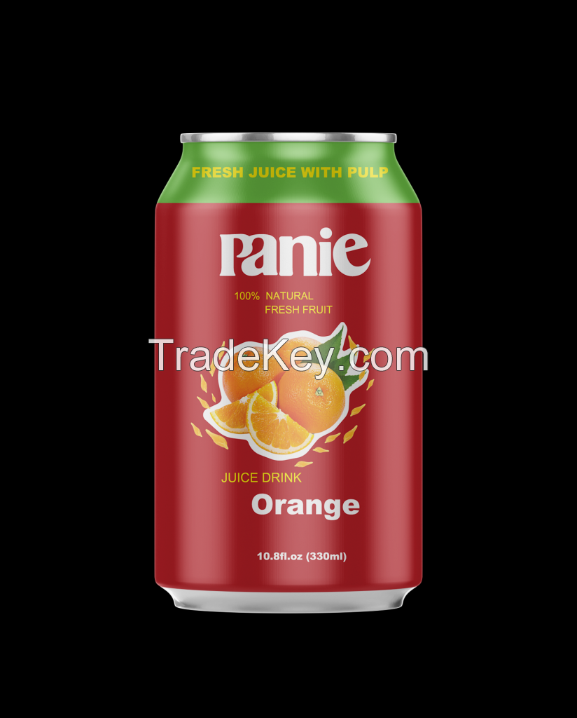100% Natural Orange Fruit Juice Drink