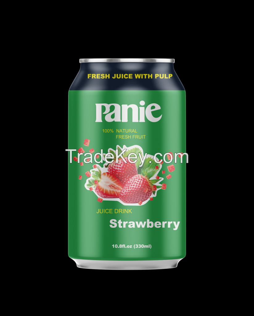 100% Natural Strawberry Juice Drink