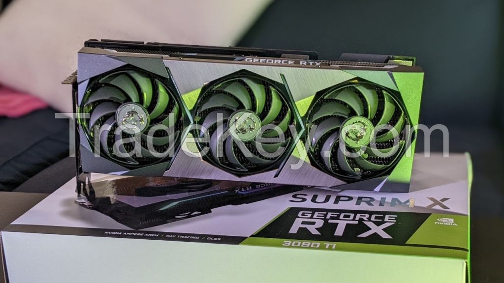 Brand New MSI Gaming GeForce RTX 3090 Ti 24GB GDRR6X 384-Bit HDMI/DP Nvlink Tri-Frozr Ampere Architecture OC Graphics Card (RTX 3090 Ti SUPRIM X 24G)