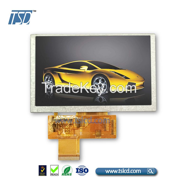 Custom 4.3 Inch 480x272 480x800 800x480 RGB MIPI MCU HDMI TFT LCD Display