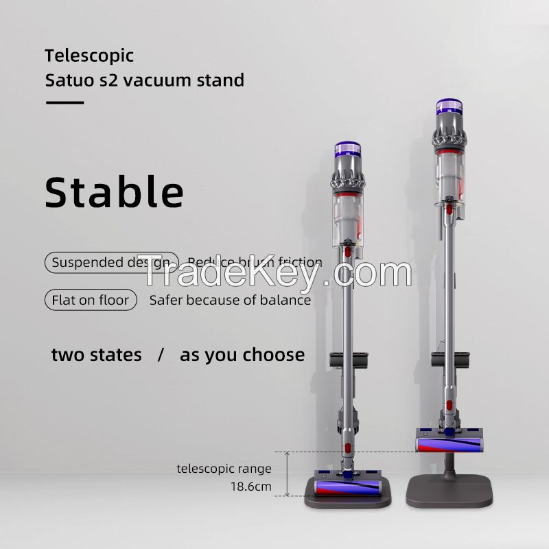 Freestanding storage stand solution for Dyson v7-v15, option to save space for the vacuum cleaner accessories