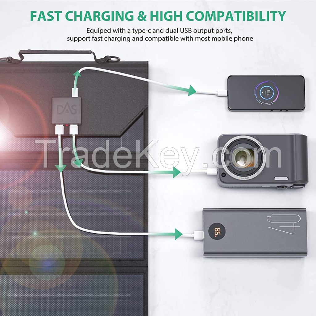  Solar panel ( solar charger) 30W  black, 2nd gen