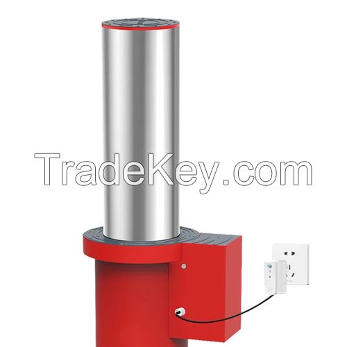 High Quality Automatic Electric Mechanical Bollard 219*600mm Battery Operated Bollards for Pedestrain Garage Door