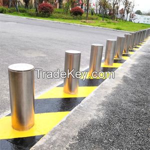 UPARK Outdoor Safety Road Protection 4mm Traffic Barriers Anti-crash Fixed Steel Bollard