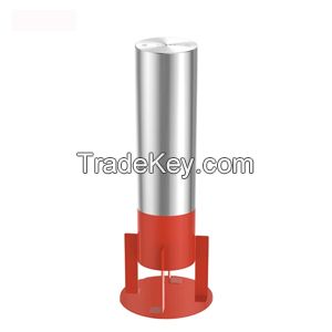 UPARK Outdoor Safety Road Protection 4mm Traffic Barriers Anti-crash Fixed Steel Bollard