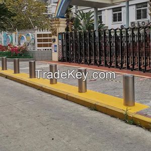 UPARK Outdoor Safety Road Protection 4mm Traffic Barriers Anti-crash Fixed Steel Bollard