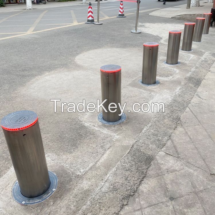 UPARK Anti Prevent Violent Collisions Lifting Bollard with Integral Remote Control Parking Barrier Secured Post