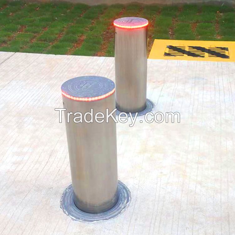 UPARK Outdoor Anti-terror Driveway Security Post Bollards with Mini Control Box Residences Use Automatic Led Bollard