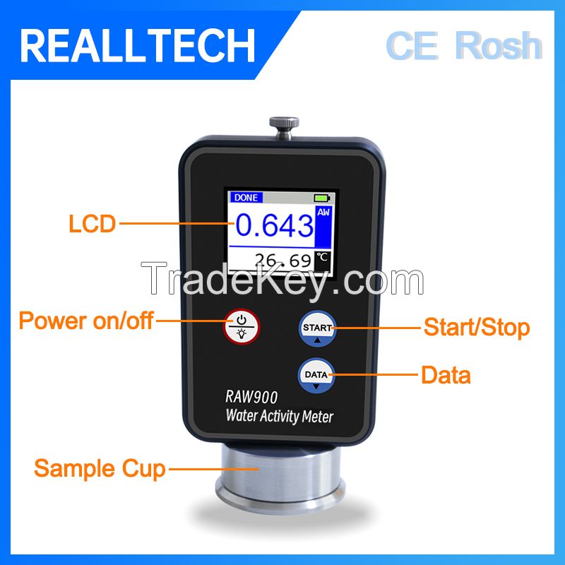 RAW900 High-precision Food Water Activity Meter with 0.010aw Accuracy