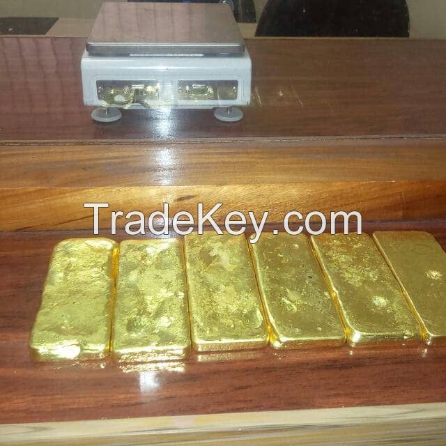 Gold Bars, Dust and Nuggets