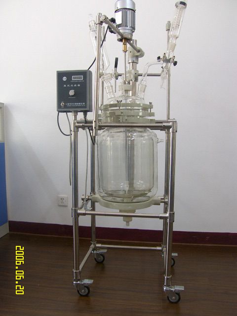 Double Layer Glass Reactor