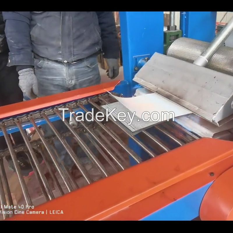 peeling type Aluminium Composite Sheet scrap separator machine for Aluminium PE core Recycled