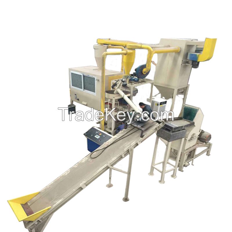 Aluminum plastic recycling machine for Food packaging bag,Wahaha bottle cap,milk bags