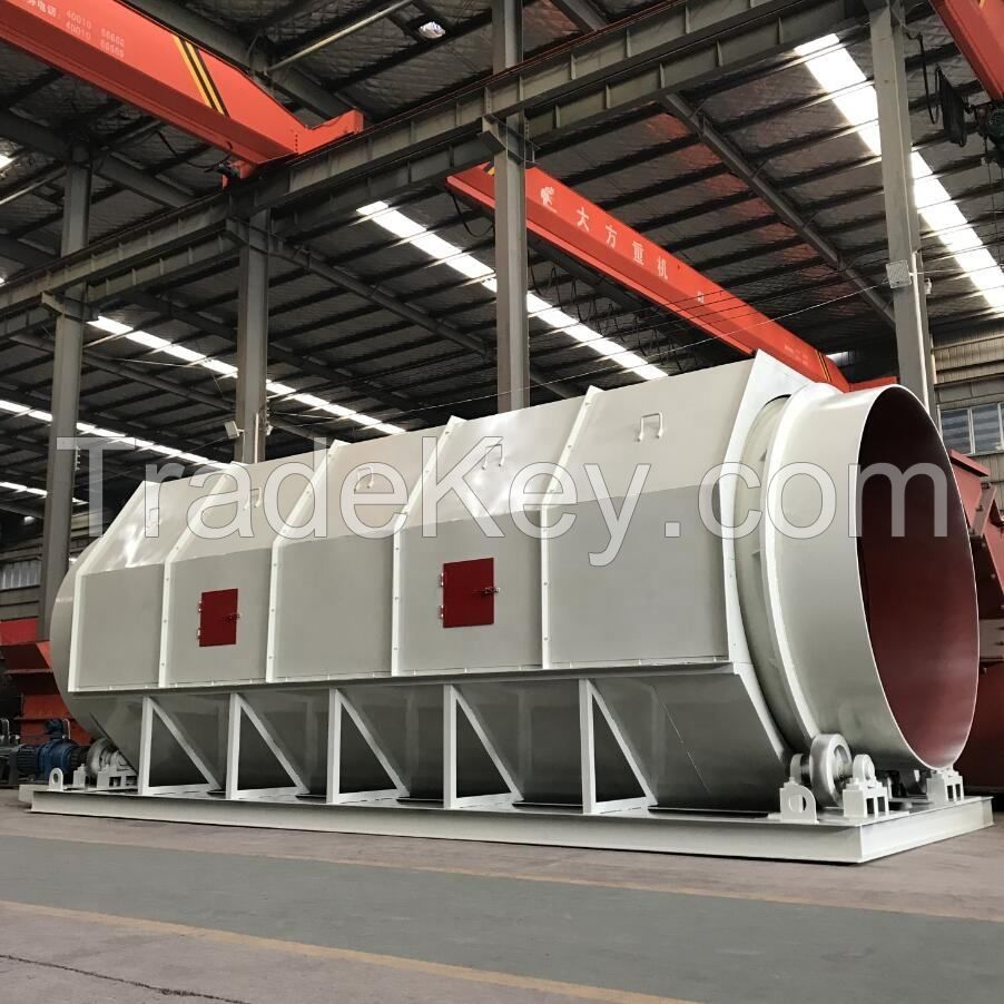 small scale waste sorting line municipal solid waste trommel screen automatic municipal waste recycling plant