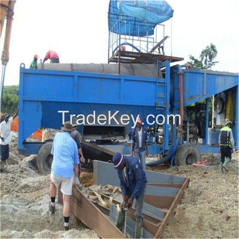 China portable mining trommel screen separator soil sieving machine for sieving