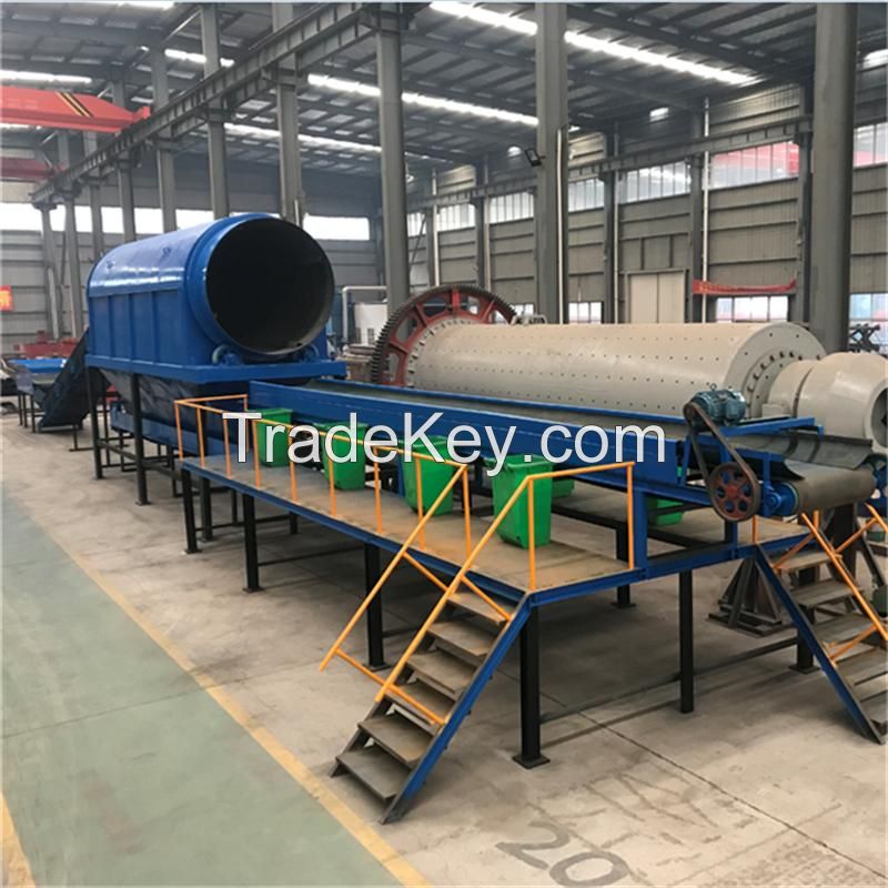 municipal solid waste trommel screen urban solid waste sorting line household waste recycling line