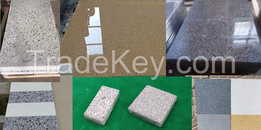 Factory Price Terrazzo Flooring Tile Production Line Kazakhstan Terrazzo Tile Press And Polish Machine