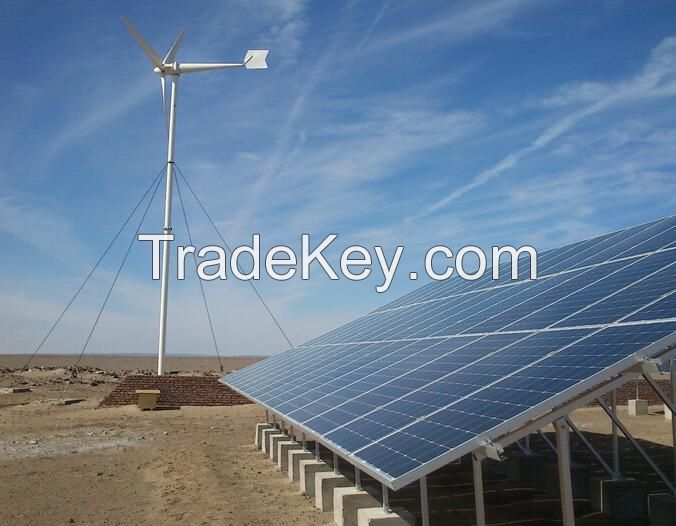 Hot Selling Turbine Energy Power 1KW 2KW 3KW Wind Solar Hybrid Power System Home