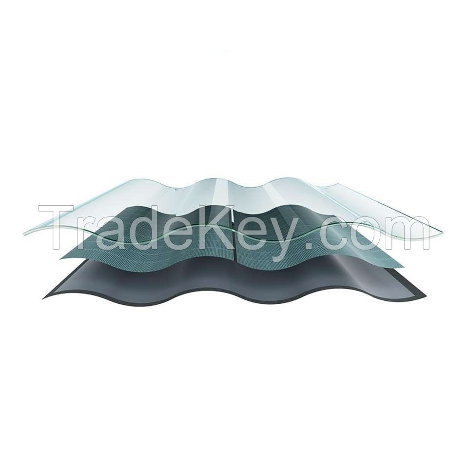 solar roof tile hook new Double-Glass Roof solar tile BIPV roof solar tile silicon solar module roof tile panels prices for solar panels
