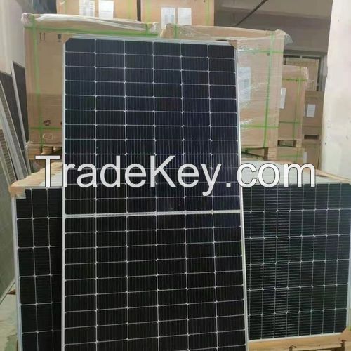 High Efficiency All Black Pv Solar Panel 440watt Jet N-Type 450w Mono Shingled Solar Panels Price